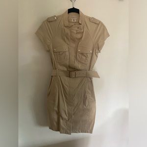 Karen Millen safari style pencil skirt dress